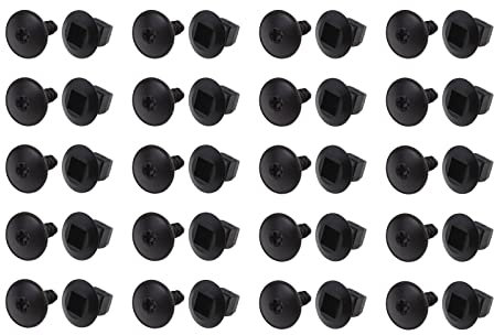 eMagTech 20 Sätze Auto Kotflügel vorne Stoßfänger Motorschutzblech Torx-Schrauben Befestigung Clip N90775001 N90833801 Kompatibel mit Altea Leon CC Käfer A4 A6 A8