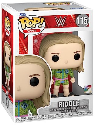 Funko POP! WWE: Matt Riddle | Offizielles Sport Merch - Vinyl Sammelfigur als Regal Deko - Geschenkidee zum Geburtstag für Fans und Sammler