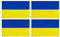 Flaggenking Ukraine Flagge/Fahne - wetterfest, mehrfarbig, mit Ösen zum Hissen 90 x 150 cm (4)