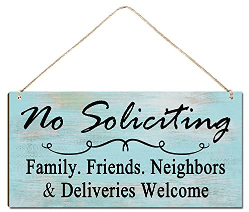 Willkommensschild für die Haustür außen lustiges Holz-Türschild für die Veranda, Dekoration, kein Auflösen, Familie, Freunde, Nachbarn & Lieferungen, lustige Wanddekoration, 30.5x15.2 cm