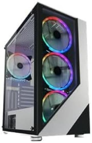 LC-Power Gehäuse Gaming 803W-ON LUCIDD_X RGB Weiß