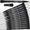12 Black Whiteboard Pens - White Board Markers, Dry Wipe, Magnetic, Fine Tip, Erasable, Kids