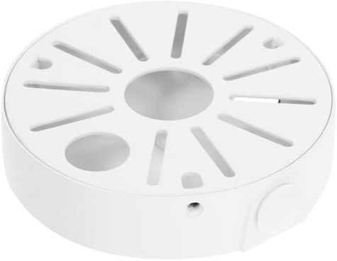TEHAUX 2Er-Box Überwachen Sie die Linien box(Ø 13,2 cm), Wasserdichte Abzweigdose Fernsehen Videokamera Flutlichter im Freien Halterung für Sicherheitskameras Kamerahalterung Kabel
