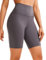 CRZ YOGA Butterluxe Damen Radlerhose Kurze Sporthose High Waist Yoga Sommer Shorts Laufshorts Fitness Hose - 20cm Tornado 38