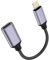 TechMatte Adaptateur de Câble USB C vers Lightning, 4 Pouces 27 W PD Charge Rapide Compatible avec iPhone/iPad/iPod/AirPods, Prend en Charge le Transfert de Données, Lot de 1
