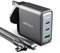 [UK] WOTOBEUS 100W USB C Charger Block, USB-C Wall Charger, Fast Power Adapter-3 Ports (PD3.0 45W+35W Type C+QC 18W USB-A) Compatible for iPhone iPad MacBook Pixel Android Cellphone Tablet Smartwatch