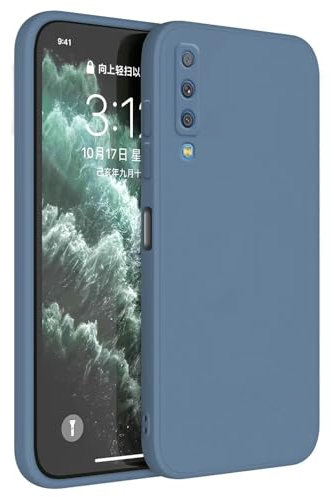 Topme Handyhülle Hülle Fur Samsung Galaxy A7 2018 (6 Inches) Case Schutzhülle, Hautschutz Aus TPU Silikonhülle - Lavendelgrau