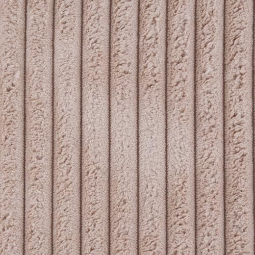 SCHÖNER LEBEN. Cord Polsterstoff Möbelstoff Cord Baby Rib beige 1,45m