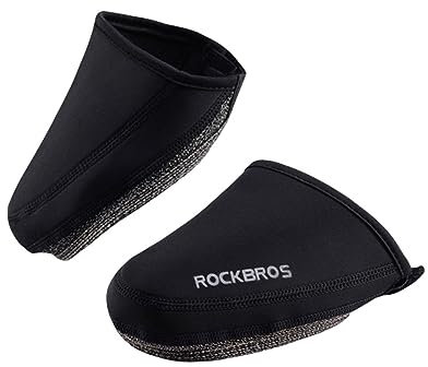 Unomor 1 Paar Radschuhe Radschuhschutz Mountainbike-überschuhe ?e Ochraniacze Kalosze Outdoorowe MTB-überschuhe Radfahren Im Winter Outdoor-Schuhe Schlauchgürtel Reflektierend Mann