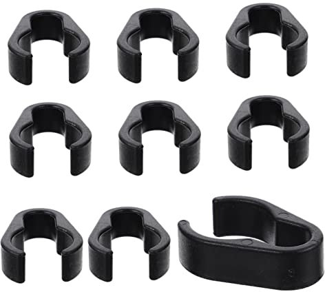 SAFIGLE 40pcs Cable Holders for Mic Cable Clips Strong Clamp for Outdoor Clamp for Cctv Microphone