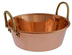 ich-zapfe.de Pentola, Vaschetta per marmellata - Rame e Ottone