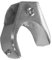 BASIT Deckenträger Gardinenstange 1-läufig Edelstahl Look I Gardinenstangen Träger 20mm Deckenbefestigung für Gardinenstangen Halterung Vorhangstange D50