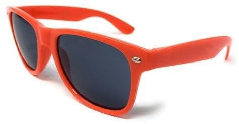 Adults Classic Sunglasses with UV400 Protection - Unisex (Orange)