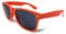 Adults Classic Sunglasses with UV400 Protection - Unisex (Orange)