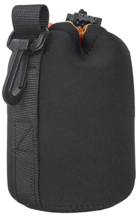 Biniveil Étui pour Objectif, étui pour téléobjectif - Grand Sac à lentilles en néoprène rembourré épais | Housse de Protection d'objectif, Sac d'objectif DSLR en néoprène Souple pour Le Stockage