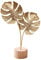 Blätter Deko Statue,Deko Aufsteller,Modern Wohnung Dekoartikel Skulpturen,Statuen Ornament mit Holz Basis,Modern Dekoration,Tischdeko,Geschenke für Büro,Bücherregal,Wohnzimmer,Schlafzimmer,B