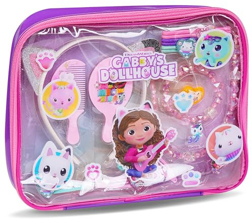 Gabby's Dollhouse - Accessoires Gabby Chat - Serre Tête Gabby Chat et Bijoux - Idéal pour Enfants - Cadeaux Parfaits pour Les Fans de Gabby Chat