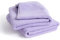 herzbach home - Spa Kollektion - Duschtücher Set 70x140 cm 100% Baumwolle (Lavendel)