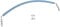 Rubber Coated Stable Stall Chain with Snap Hook (Choice of Colour Horse Door Guard) (Baby Blue)