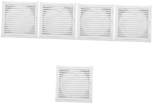 WATIIFUFU 5pcs Return Cover Grille Mesh for Wall Ceiling and Floor Installation Exhaust Vent for Optimal Ventilation