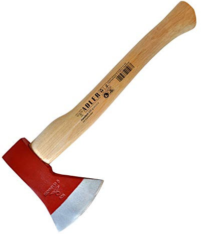 sopomarkt24 Kleines Handbeil Mini-Axt Eschenstiel Holzbeil Forstbeil Universal Spaltwerkzeug Gartenartikel für präzise Arbeit mit Holz polierte Schneide mit Holzgriff 600g