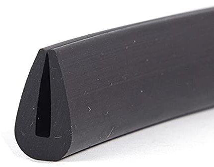 U-Shape Furniture Edge Banding Campervan Table, U Shape Rubber Channel Edge Trim Rubber Seal Suitable for Making Decorative Strips, 8mm x 14mm,Length:5m