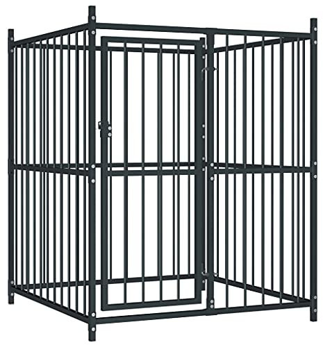 hundetransportbox alu,hundebox zuhause,Dog Crate Indoor,Outdoor-Hundezwinger 120x120x150 cmEntworfen für Garten und Terrasse.