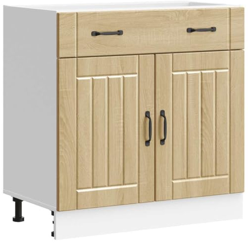 vidaXL Mueble bajo de Cocina Lucca Roble Sonoma