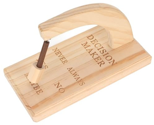 Magnetischer Pendel-Entscheidungsträger, Hölzerne Schwingstäbe, Pendelbrett, Ja, Nein, Vielleicht, Innovative Entscheidungsträger-Auswahl, Schaukel, Büro-Schreibtisch-Dekoration