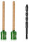 Litorange Mortar Rake 2 pcs Ø 8mm x 100mm with M14 Thread, Tungsten Carbide Bit for Pointing Brickwork Joint Mortar, Suitable for The Wall Chaser and Concrete Angle Grinder