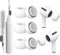 VANCLE 3 Pares Almohadillas para Airpods Pro/Airpods Pro 2, Almohadillas de Silicona de Repuesto Airpods Pro con Orificio De Reducción De Ruido, Kit de Limpieza 3 en 1 (M×3 Pares)