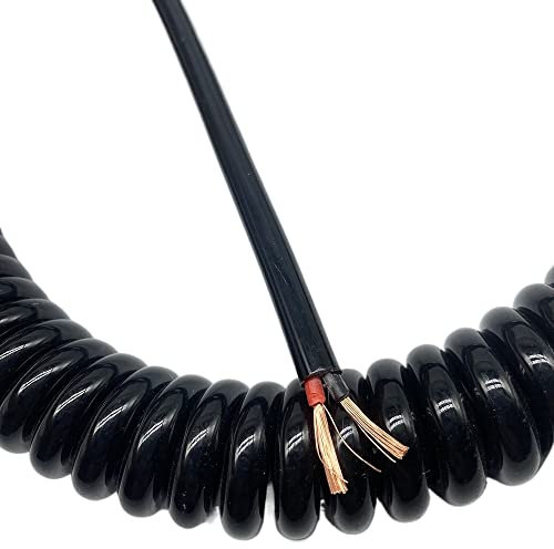 Cavo a spirale telescopico, 1 pz. Cavo a molla for paranco elettrico, cavo a spirale speciale for illuminazione, cavo speciale di guida AWG 15, 17, 18, 20, 24, nuovo cavo di ricarica for palo di energ