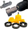 Utensile Per Filettare Tubi PVC - Kit Filettatura Manuale Per Tubi Idrici | Taglio Interno Esterno, Set Maschi e Filieri, Utensile Manuale per Idraulica Regolabile per Tubi, Facile Utilizzo