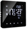Fauhapyway Smart WiFi Programmierbares Thermostat Digitaler Temperaturregler mit LCD-Touchscreen für Fußbodenheizung zu Hause (schwarz)