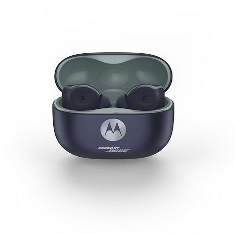 Motorola Moto Buds 2 Plus Sound by Bose bis zu 32 Std Akku Silhouette