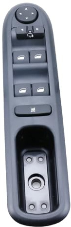 Interruptor de ventana eléctrica Interruptor de elevalunas para PEUGEOT 407 2004-2010 6554ER Botón control potencia del coche reemplazar