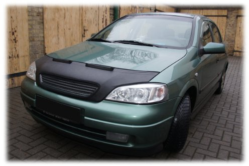 AB-00138 AUTO-BRA kompatibel mit Opel Astra G Bj. 1998-2005 Haubenbra Steinschlagschutz Tuning Bonnet Bra