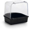 Beeztees 75082 Badehaus aus Plastik, 13 x 13 x 13 cm, schwarz