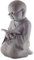 Große Dekofigur Lesender Buddha oder Mönch Garten Deko aus Fibreclay- 44cm Hoch