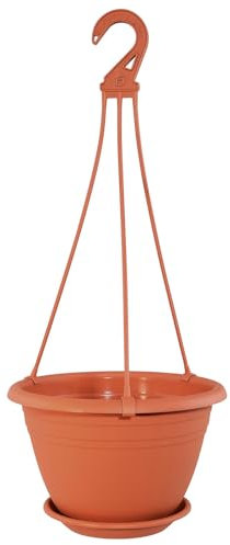 Pflanzen Kölle Hängeampel, mit Aufhängung & Untersetzer, Ø 25 x H 16 cm