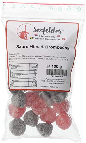 KDA Seefelder Spezialitäten Saure Him- und Brombeeren, 100 g