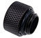Alphacool Eiszapfen Verlängerung G1/4 AG auf G1/4 IG - Schwarz (Deep Black)