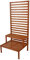 Jardinion Écran de Jardin avec Étagère à Plantes 66 x 80 x 180cm, Eucalyptus Brun