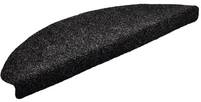 Unbekannt Stufenmatte 64x21 Stufenmatten Treppenschoner Treppenschutz Treppenmatten Matten, Farbe:grau (anthrazit)
