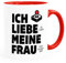 Moonworks® Kaffee-Tasse lustiger Spruch Ich liebe es wenn meine Frau mich zocken lässt witzig/ironische Liebeserklärung rot Keramik-Tasse