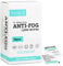 Noble Anti-Fog Pre-Moistened Lens and Screen Cleaning Wipes for Glasses Eyewear, Smartphones, Camera Lenses, Small Electronic Devices, Touchscreens, Individually Wrapped, Residue-Free, 5”x 6” (30)