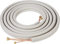 Suinga - TUBO COBRE AIRE ACONDICIONADO de doble aislado 5 METROS con abocardado y tuerca 1/4-3/8. Utilizado en aire acondicionado