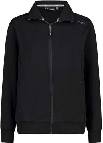CMP Damen Damenjacke Sweatshirt aus Baumwolle