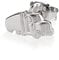 NKlaus Einzel Ohrstecker Truck 925 Sterling Silber Ohrringe rhodiniert 10x5mm Lastwagen 3773