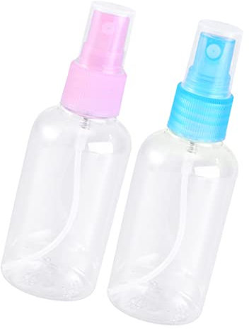 2 Pièces Gourde Plastique Flacons Pulvérisateurs En Plastique Rechargeables Flacons De Parfum Vides Petite D'eau Bouteilles Deau Claire Portatif Portable Voyage Lécythus